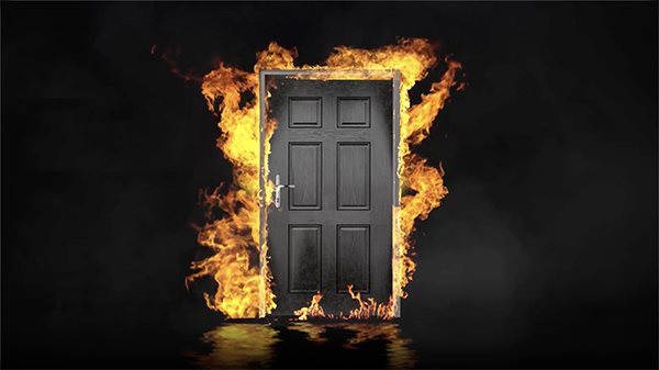 JW-SecureSET-door-on-fire